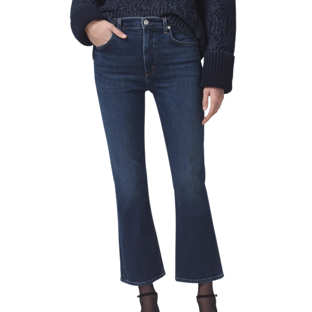 Isola Mid Rise Cropped Boot in Baltic