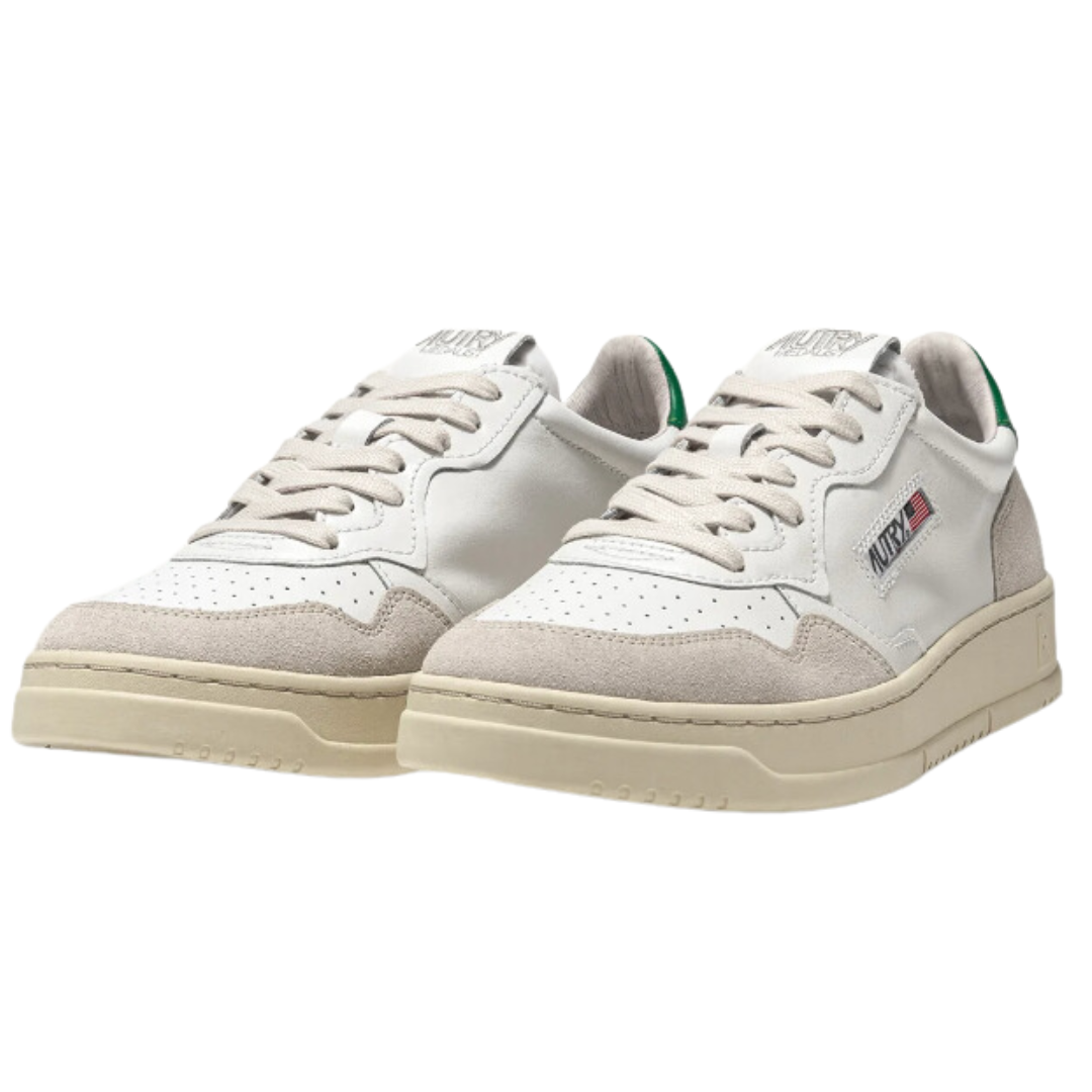 Medalist Low Sneakers in White and Amazon