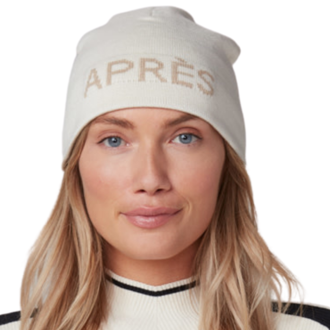 Snow Reversible Beanie in Heather Oatmeal