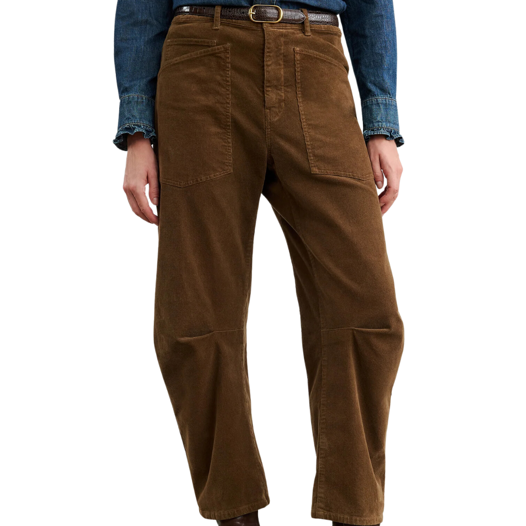 Shon Corduroy Pant in Cigar Brown