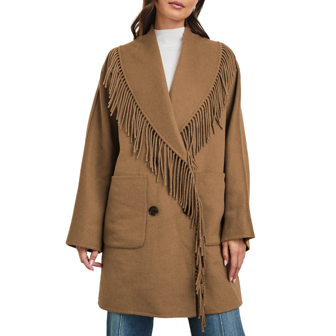 Hugo Coat in Camel