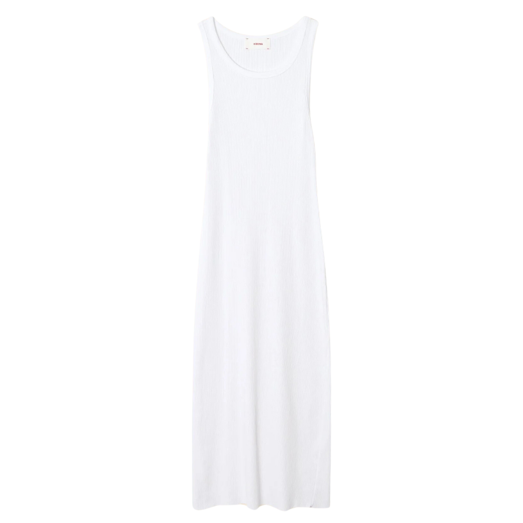 Ashleigh Rib Dress in White