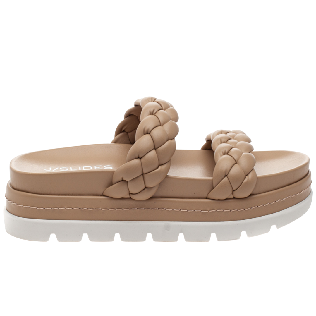 Reese in Sand Woven Leather