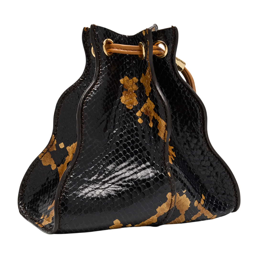 Adria Pleated Wave Pochette in Desert Exotic