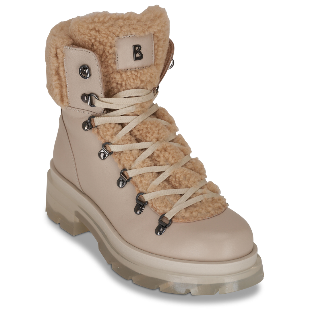 Swansea Mid Boots in Beige