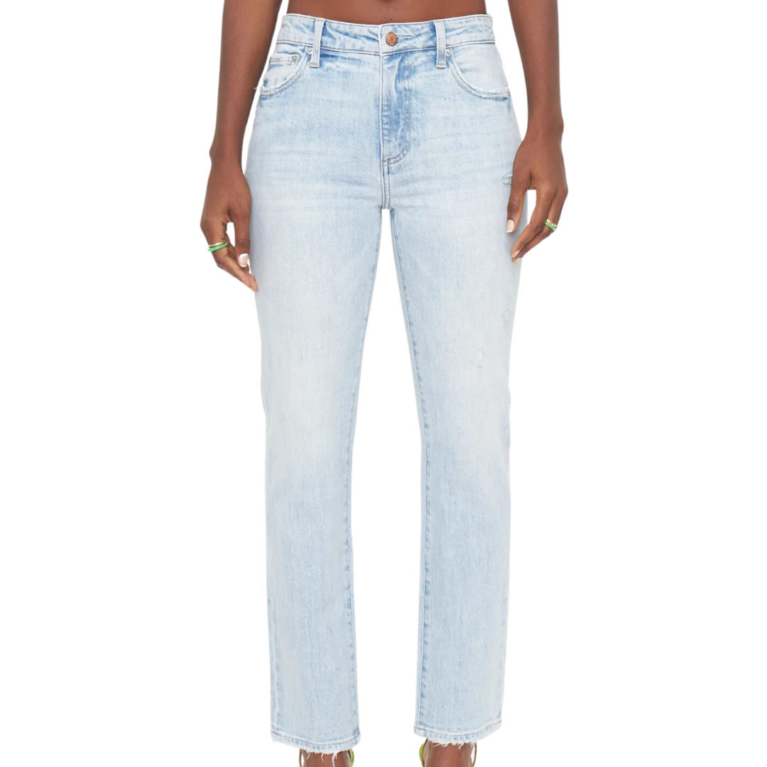 Monroe High Rise Cigarette in Neptune Vintage