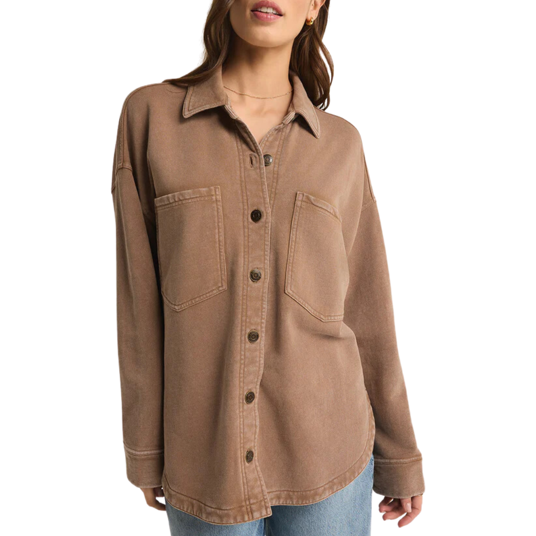 All Day Knit Jacket in Campfire