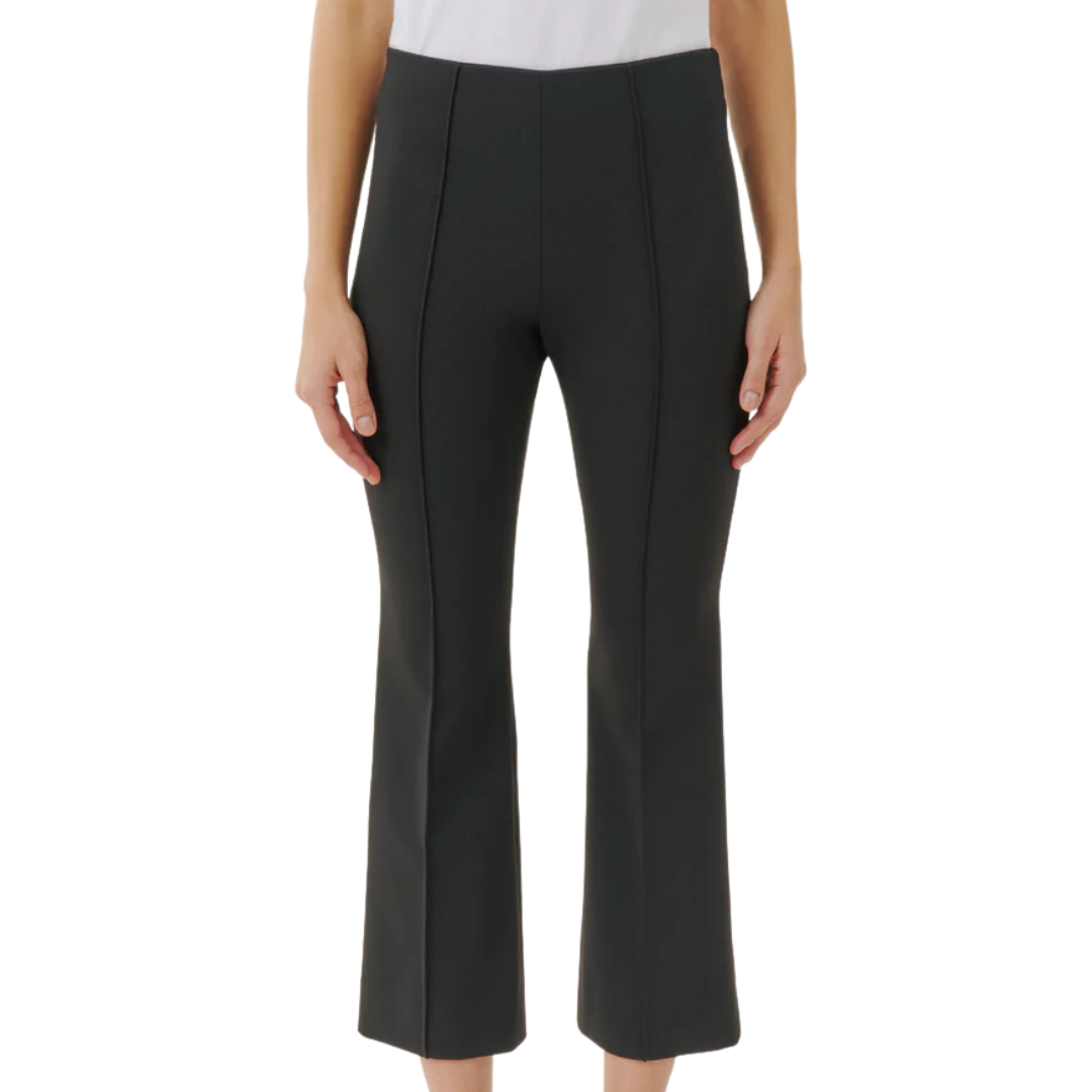 Ponte Kick Flare Pant in Black