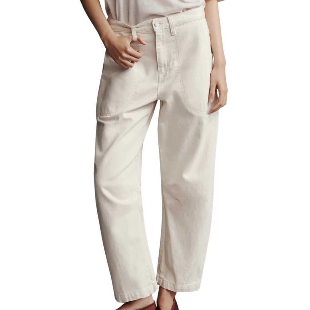 Jetties Beach Pant in Natural Denim