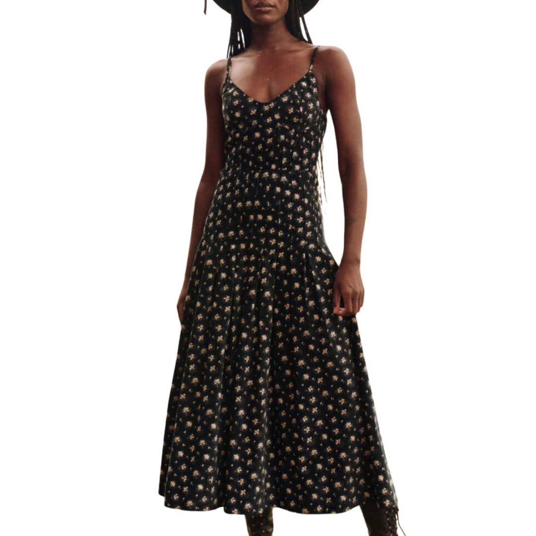 The Petticoat Dress in Night Lily