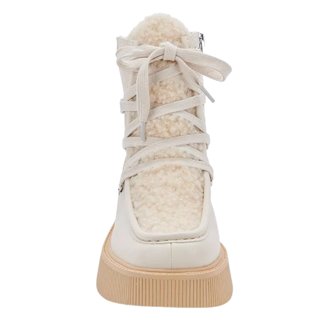 Jasmin Bootie in Ivory Stella