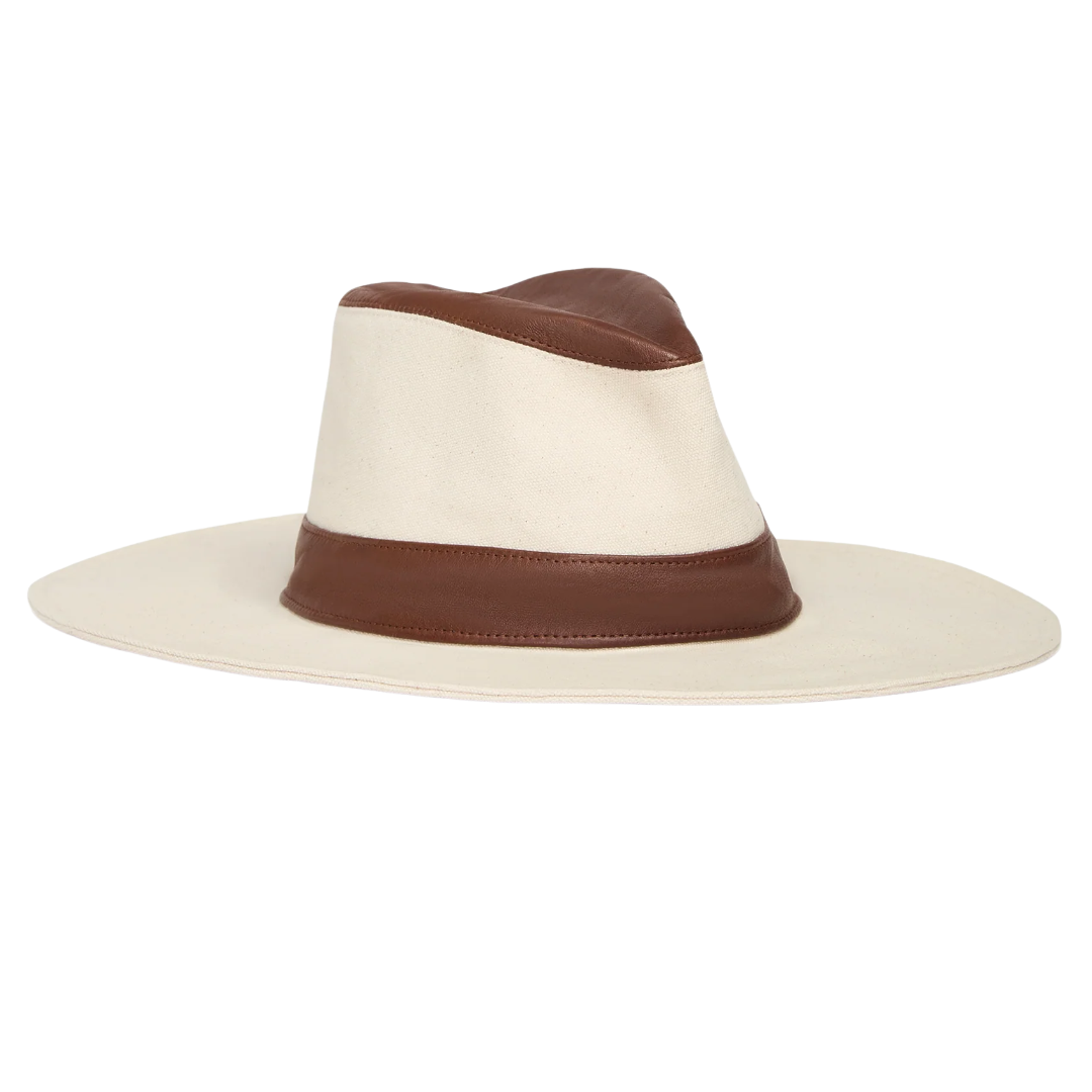 Santa Teresa Hat in Natural/Cigar