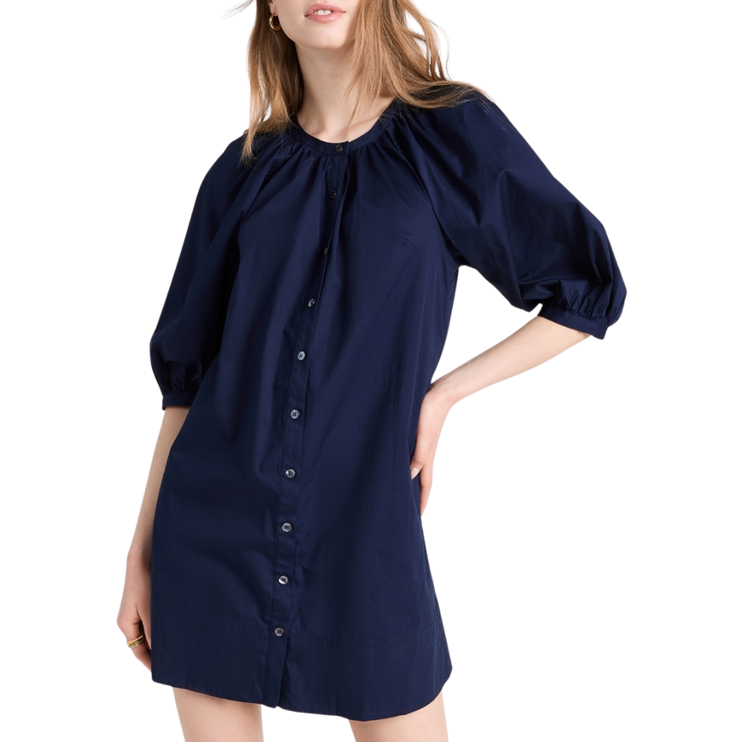 Mini Vincent Dress in Navy