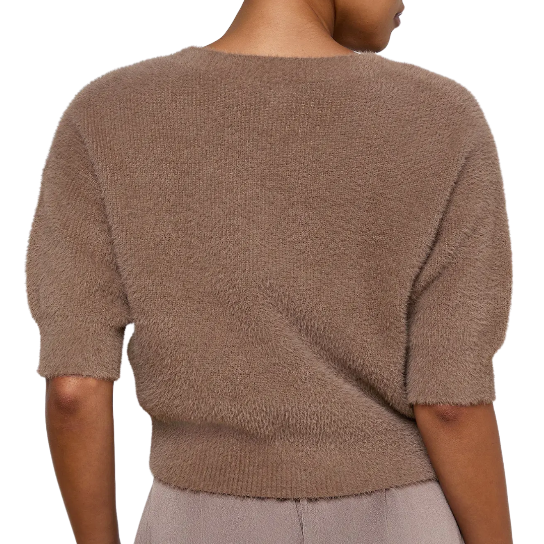 Guinevere Cropped Pullover in Cardamom