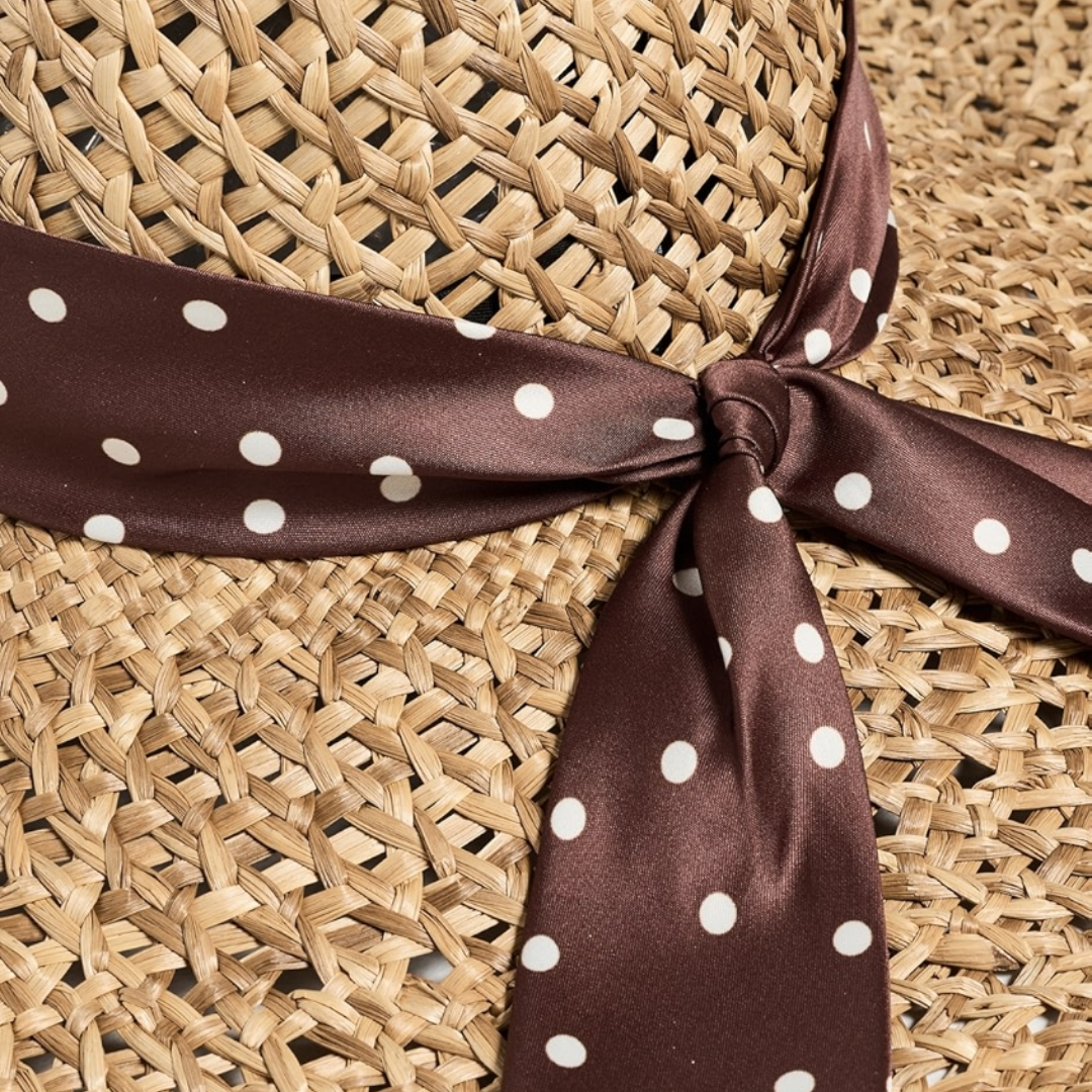 Garden Straw Hat in Natural Brown