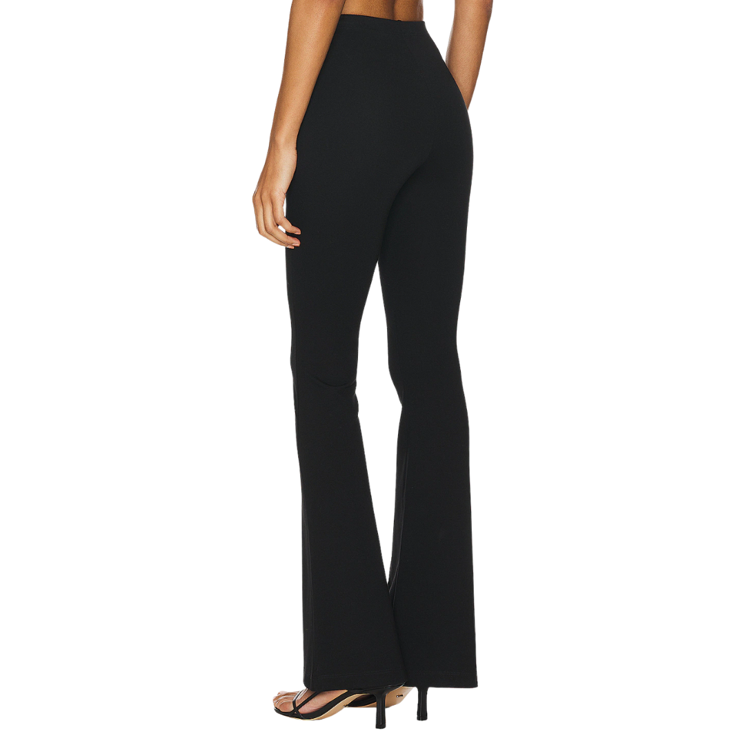 Bailey Pintuck Flare Pant in Black