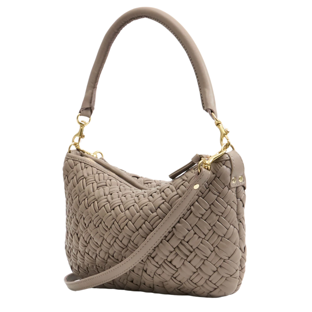 Petit Moyen in Dove Puffy Woven