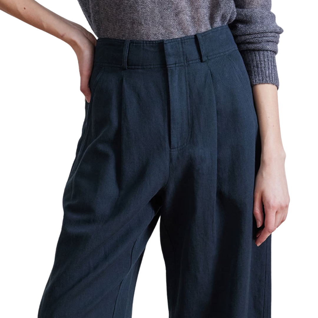 Bari Crop Trouser in Forest River