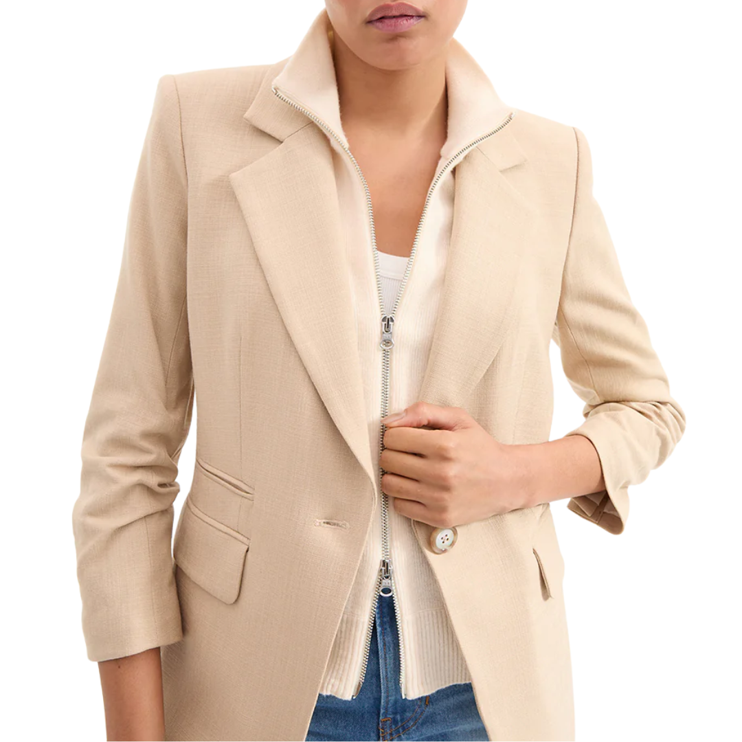 Battista Dickey Jacket in Stone Khaki