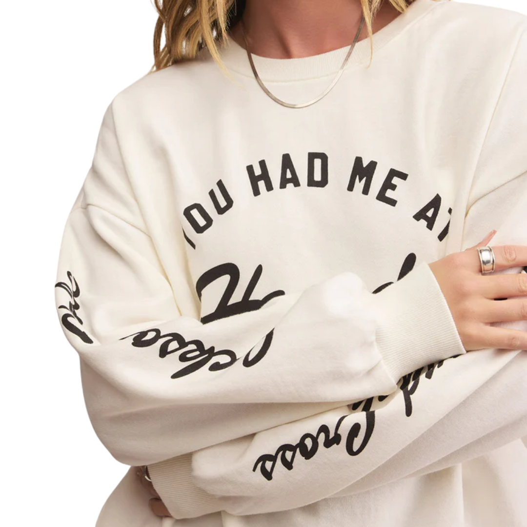 Jackson Sunday Sweatshirt in Sea Salt
