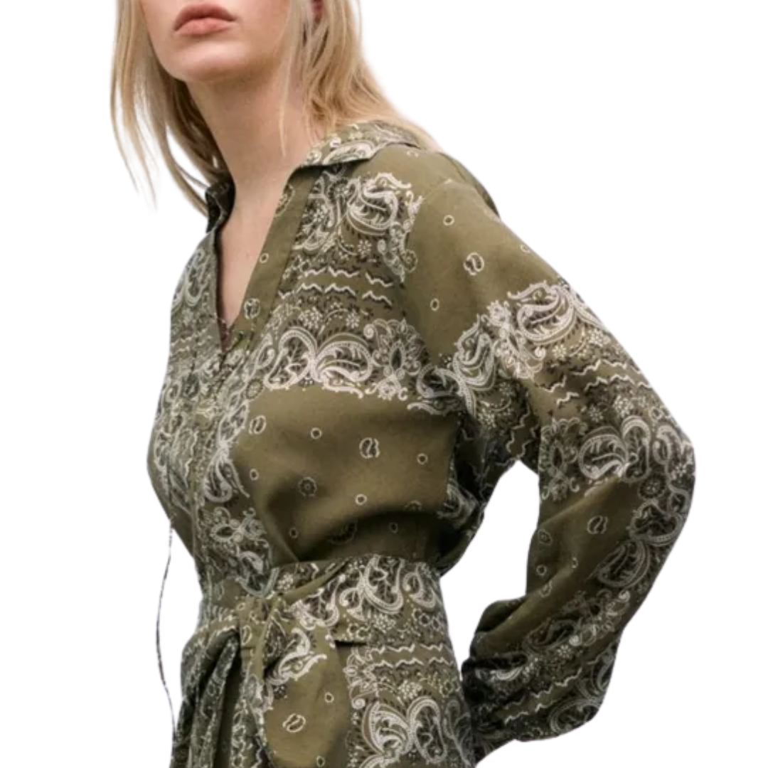 Waterlily Shirt in Bandana Print