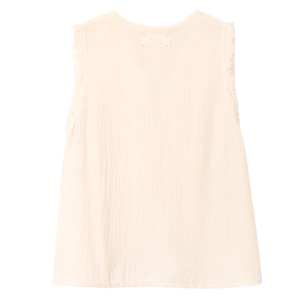 Portia Top in Oysterette