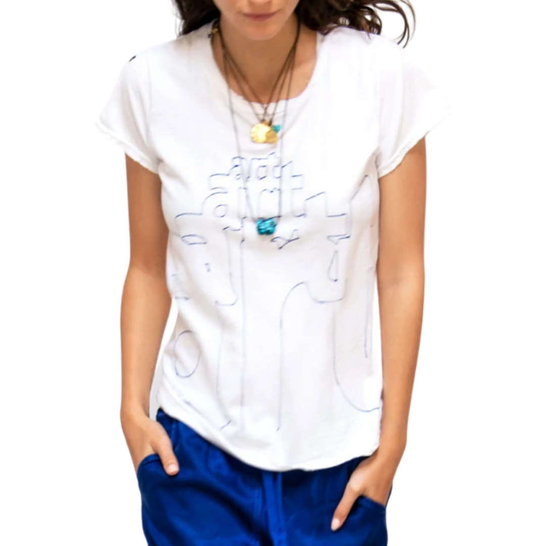 4Art SuperVintage Shortsleeve T in White Light