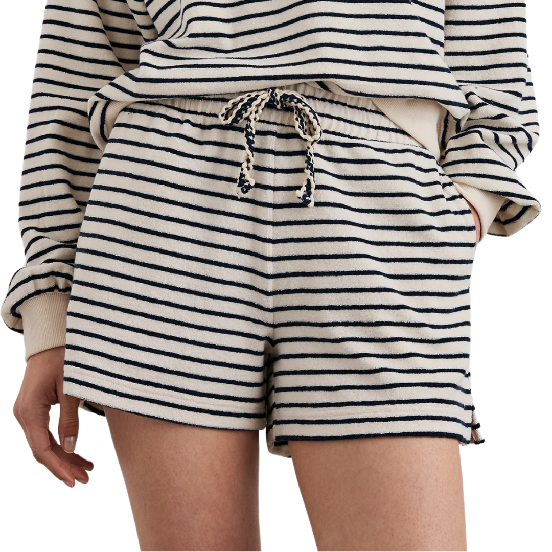 Teddy Short in Sailor Stripe Terry Towel