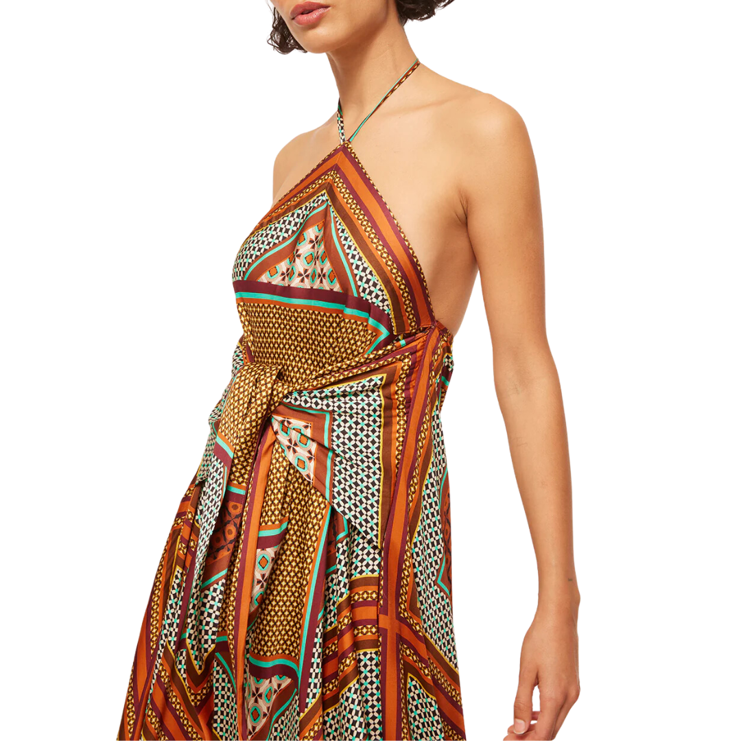 Raban Dress in Positano Scarf