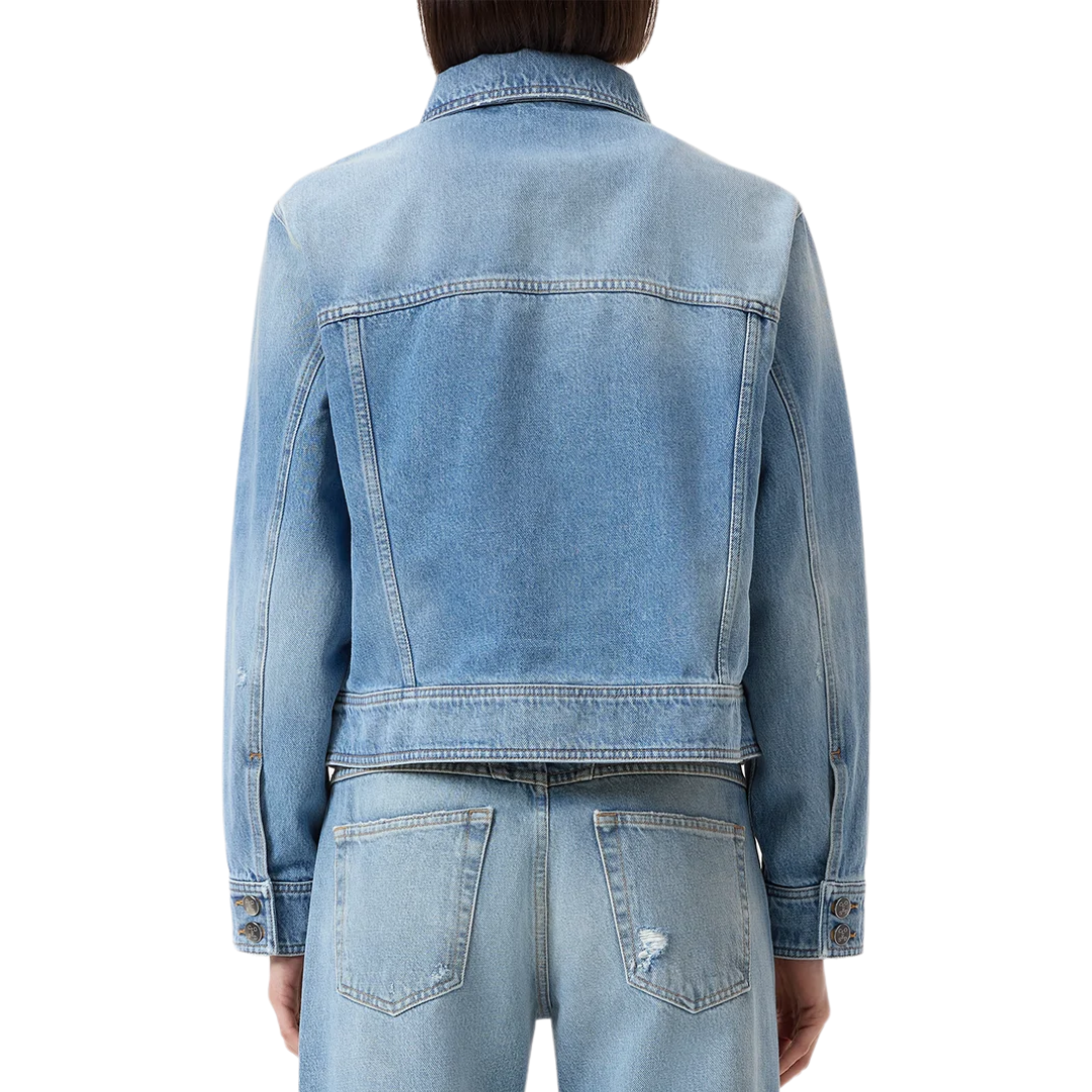 Denim Jacket in Mid Blue