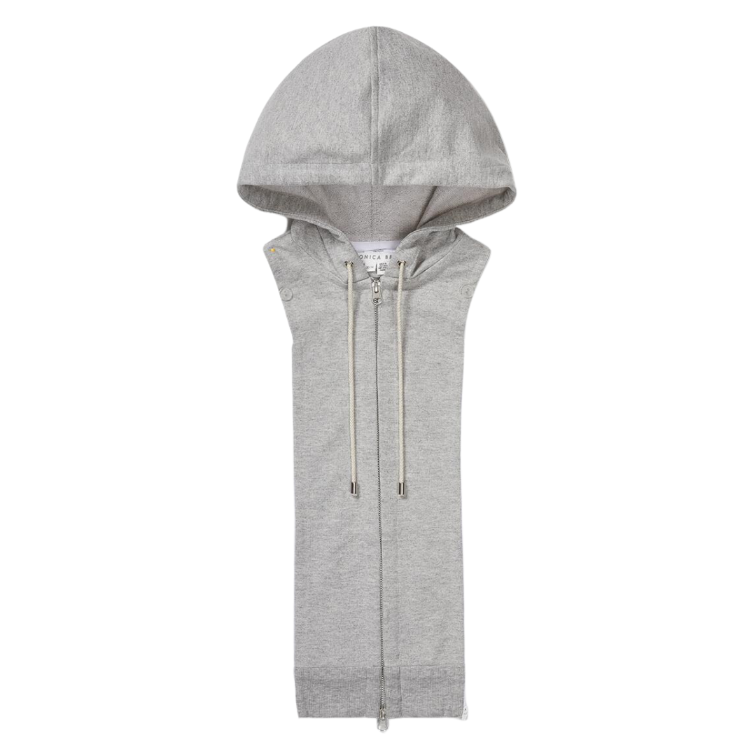 Hoodie Dickey in Heather Grey