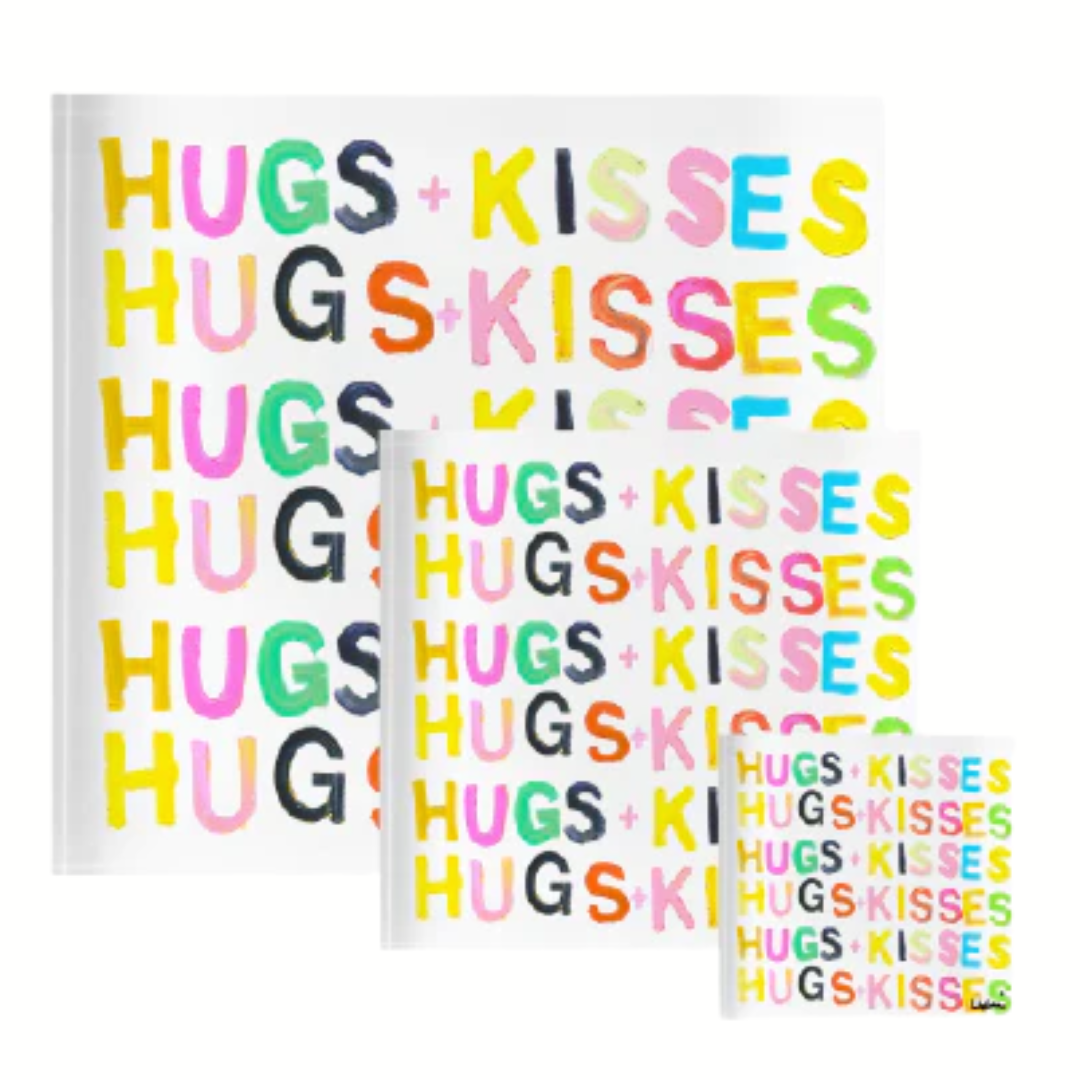 Hugs + Kisses Block of Love - Large