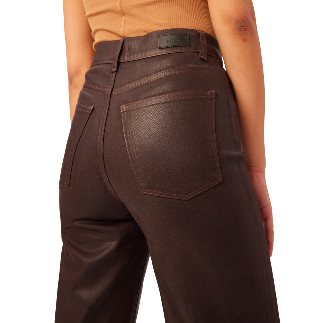 Hepburn Wide Leg High Rise Vintage in Dark Mocha