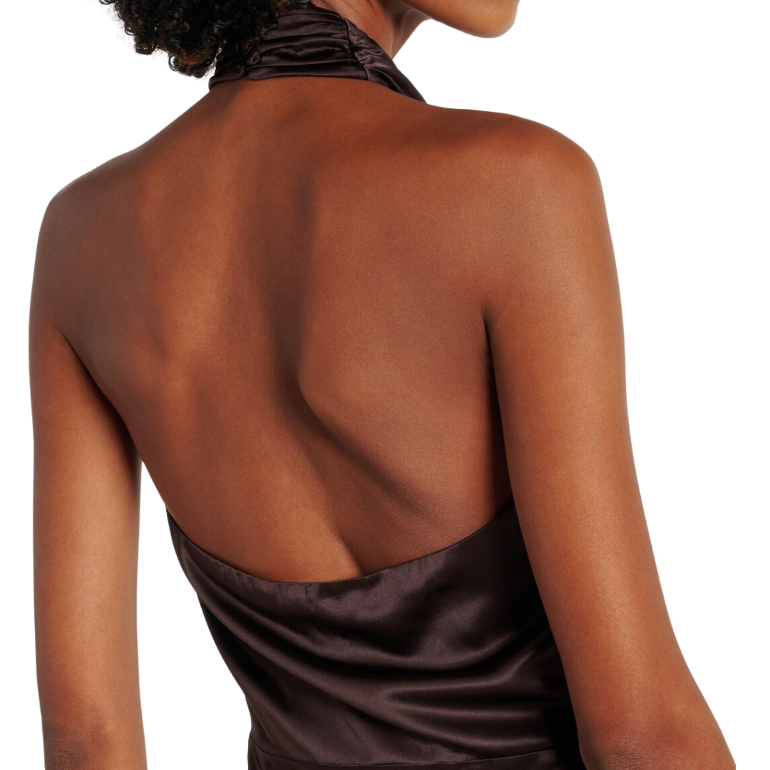 Alberta Gown in Dark Chocolate