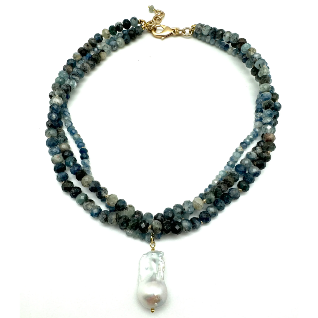 Karin Necklace in Kyanite