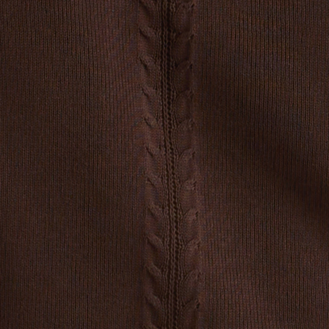Solara Cotton Button Sweater Top