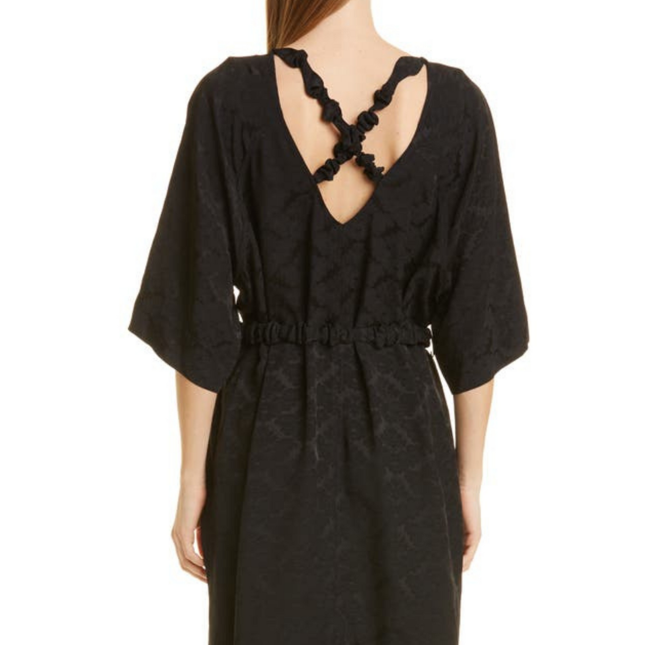 Jacquard Relaxed Midi Dress