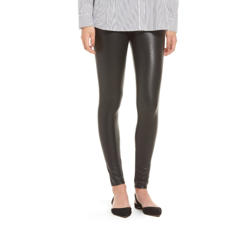 Faux Leather High Rise Leggings