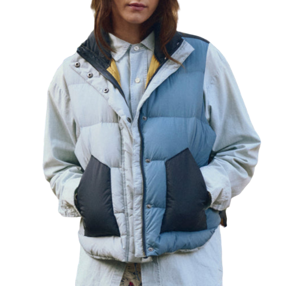 Polar Vest in Navy Colorblock