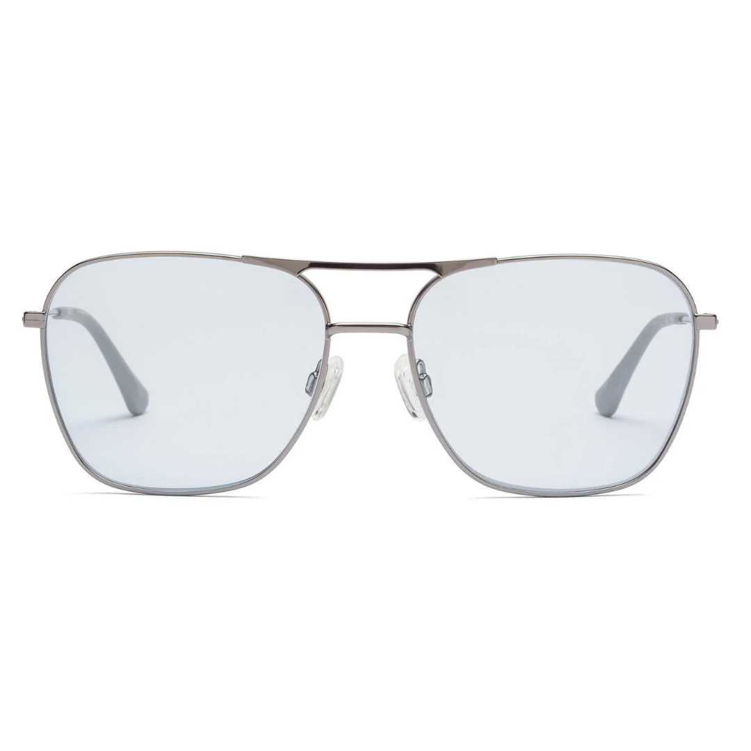 Hooper Reading Glasses in Polished Gunmetal