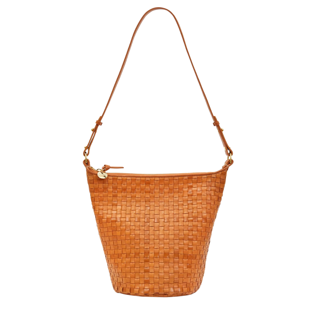 Petite Jeanne in Natural Woven Checker