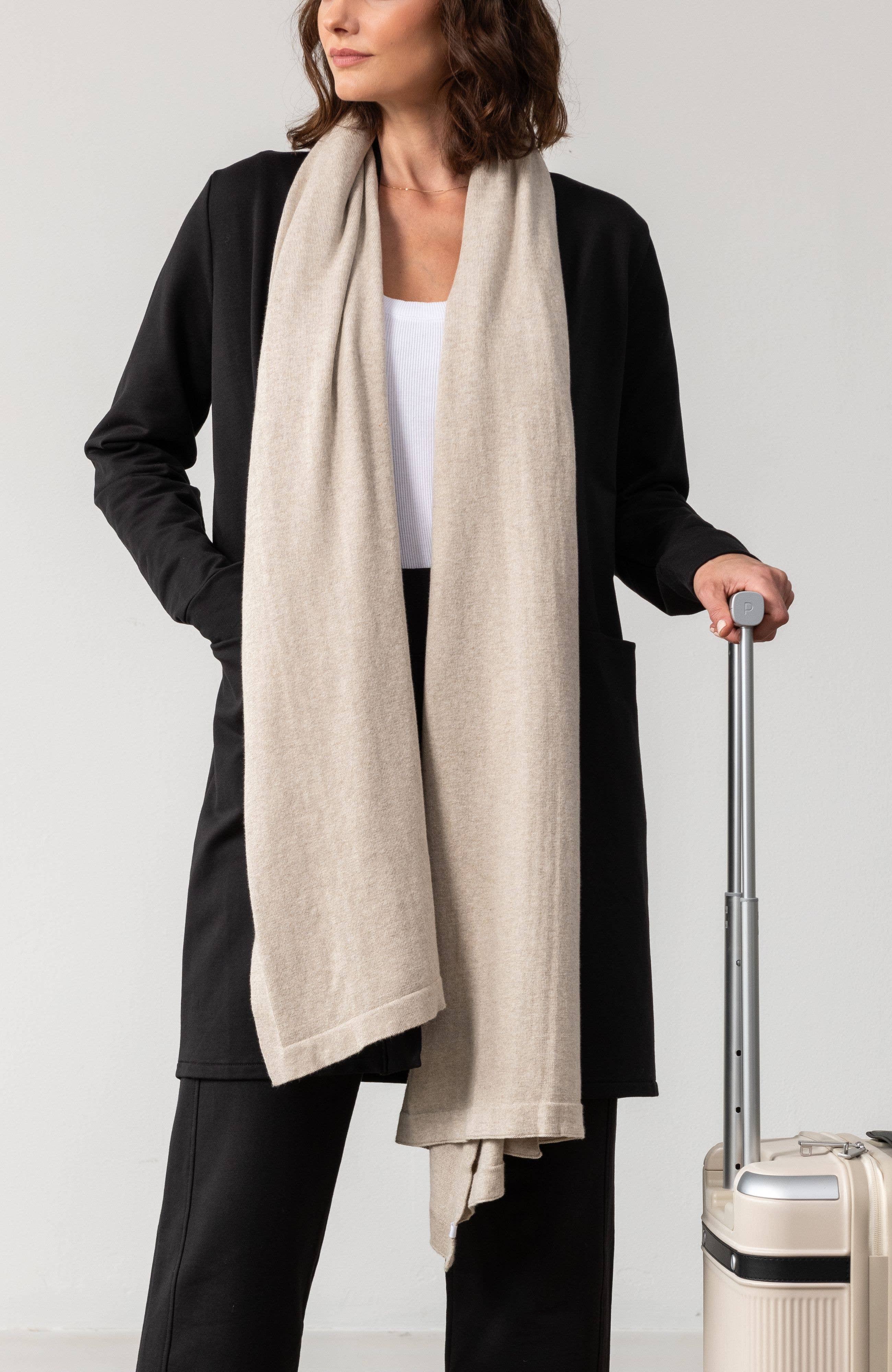 Dreamsoft Organic Cotton Travel Scarf Birch