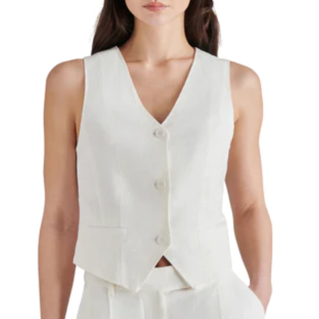 Selene Vest in Ivory