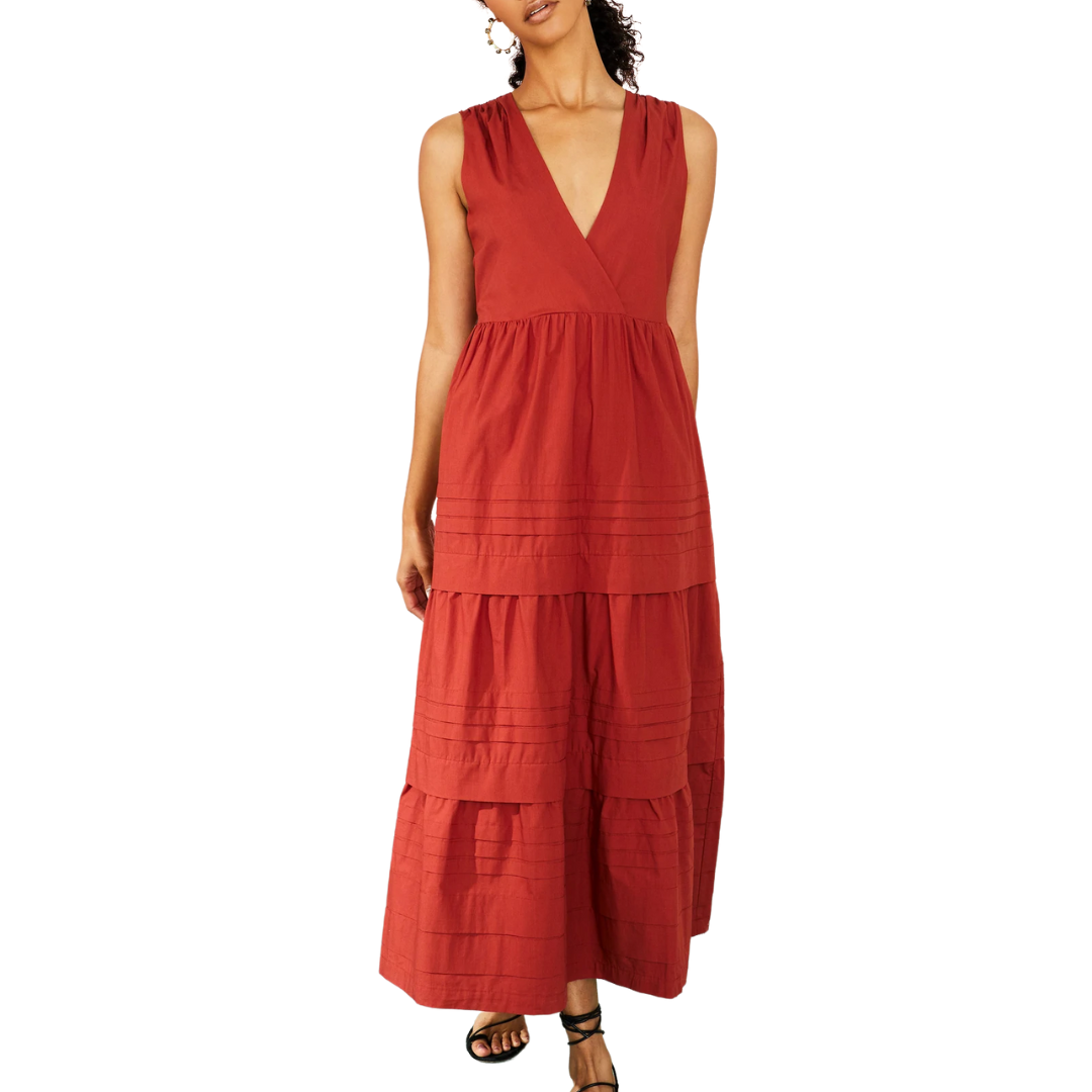 Gabbie Dress in Clay