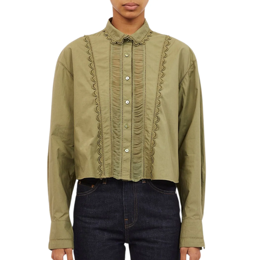 Samira Blouse in Lichen