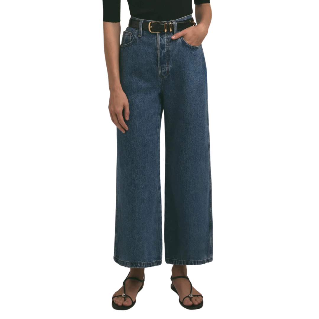 Masha Super High Rise Wide Leg Crop in Montreal
