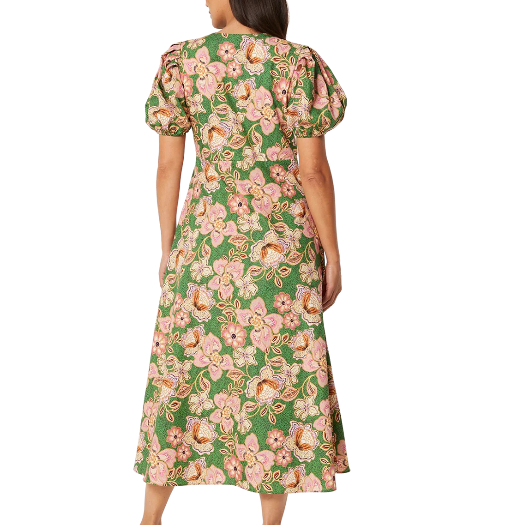 Betty Dress in Kelly Blossoms