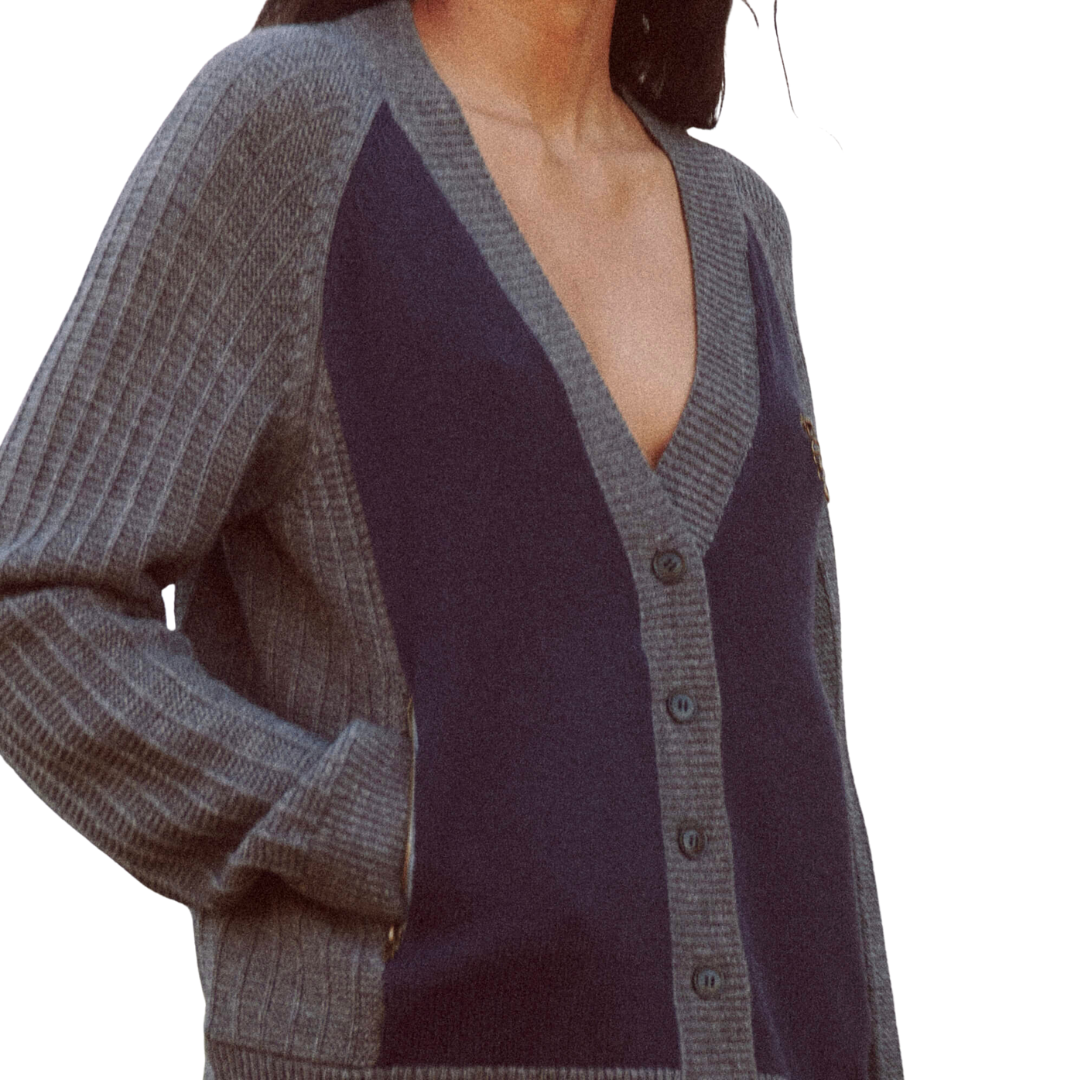 The Fellow Cardigan in Navy