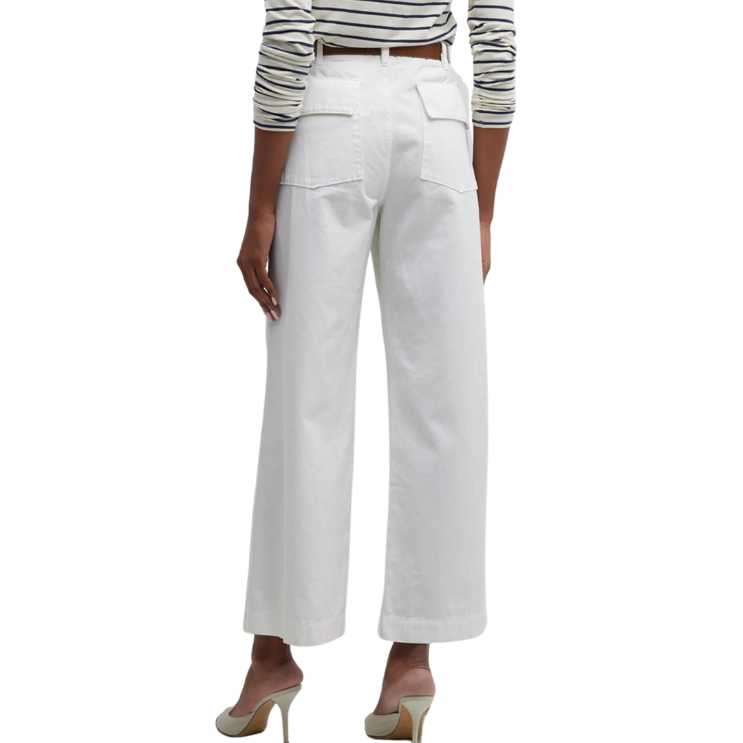 Leon Boy Pants in White