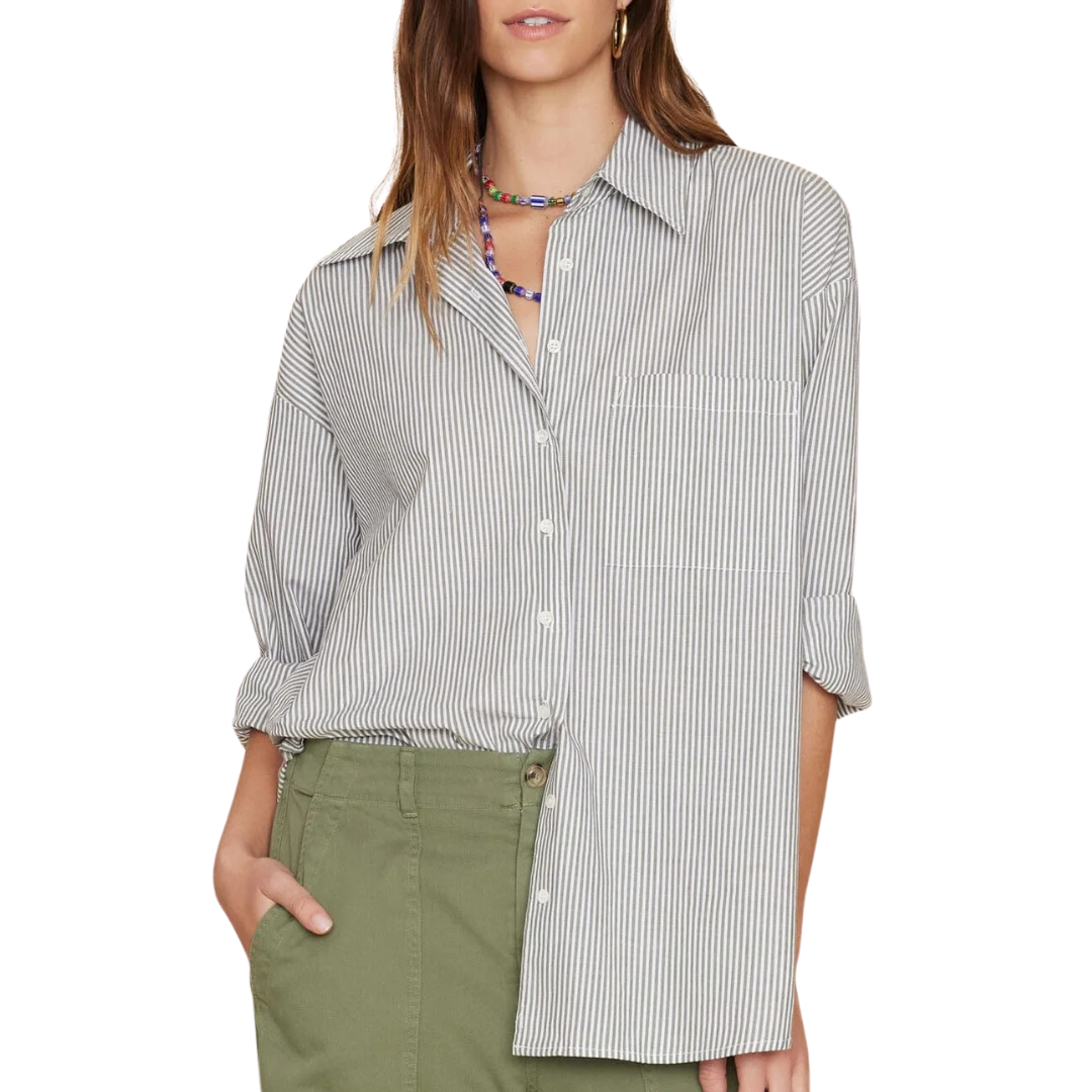 Sydney Shirt in Sage White